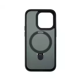 Накладка пластиковая Breaking M01 Stand Style для iPhone 14 Pro Max (Черный) 43184	