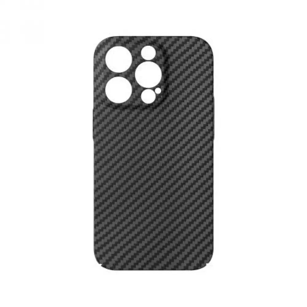 Накладка пластиковая Breaking M03 Carbon Style для iPhone 14 Pro Max (Черный) 43172 