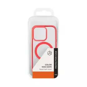 Накладка пластиковая Breaking M05 Color Mag•Safe для iPhone 14 Pro (Красный) 43124
