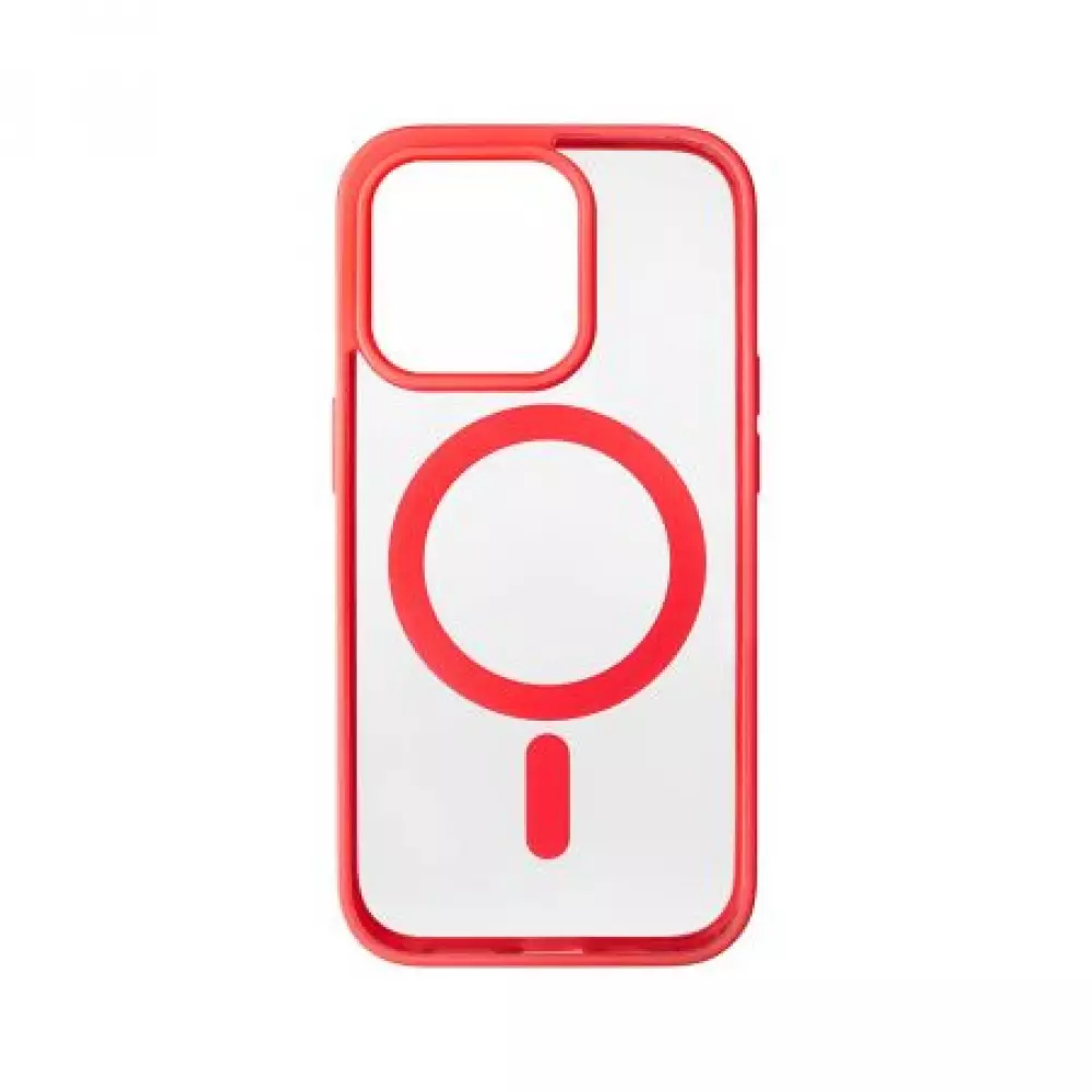 Накладка пластиковая Breaking M05 Color Mag•Safe для iPhone 14 Pro Max (Красный) 43133