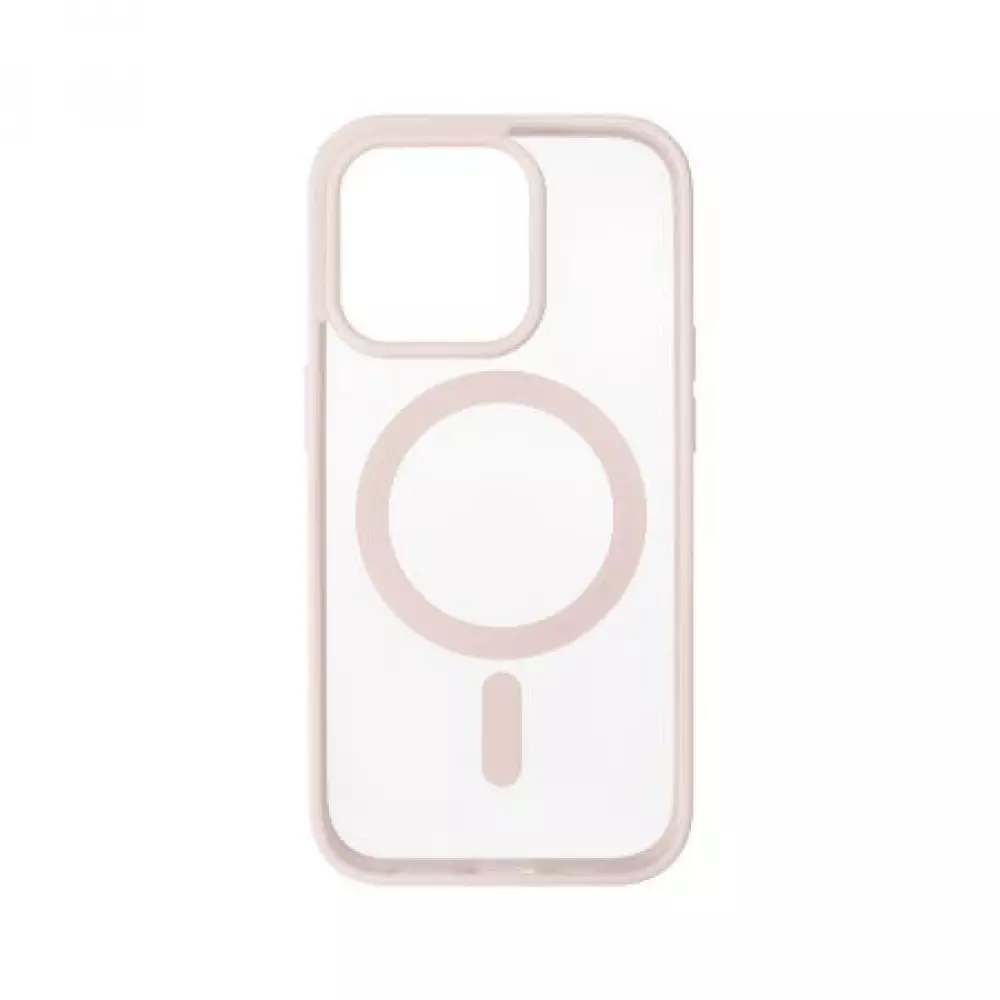 Накладка пластиковая Breaking M05 Color Mag•Safe для iPhone 14 Pro Max (Розовый) 43134