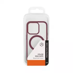 Накладка пластиковая Breaking M05 Color Mag•Safe для iPhone 14 Pro Max (Светло-Фиолетовый) 43136 