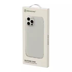 Накладка силиконовая Breaking для iPhone 13 Pro (Прозрачный) 40423
