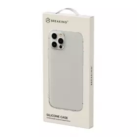 Накладка силиконовая Breaking для iPhone 15 (Прозрачный) 40569
