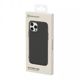 Накладка силиконовая Breaking для iPhone 15 Pro (Черный) 40572