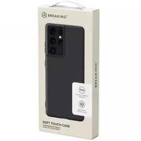 Накладка силиконовая Breaking для Samsung S23 (Черный) 40544