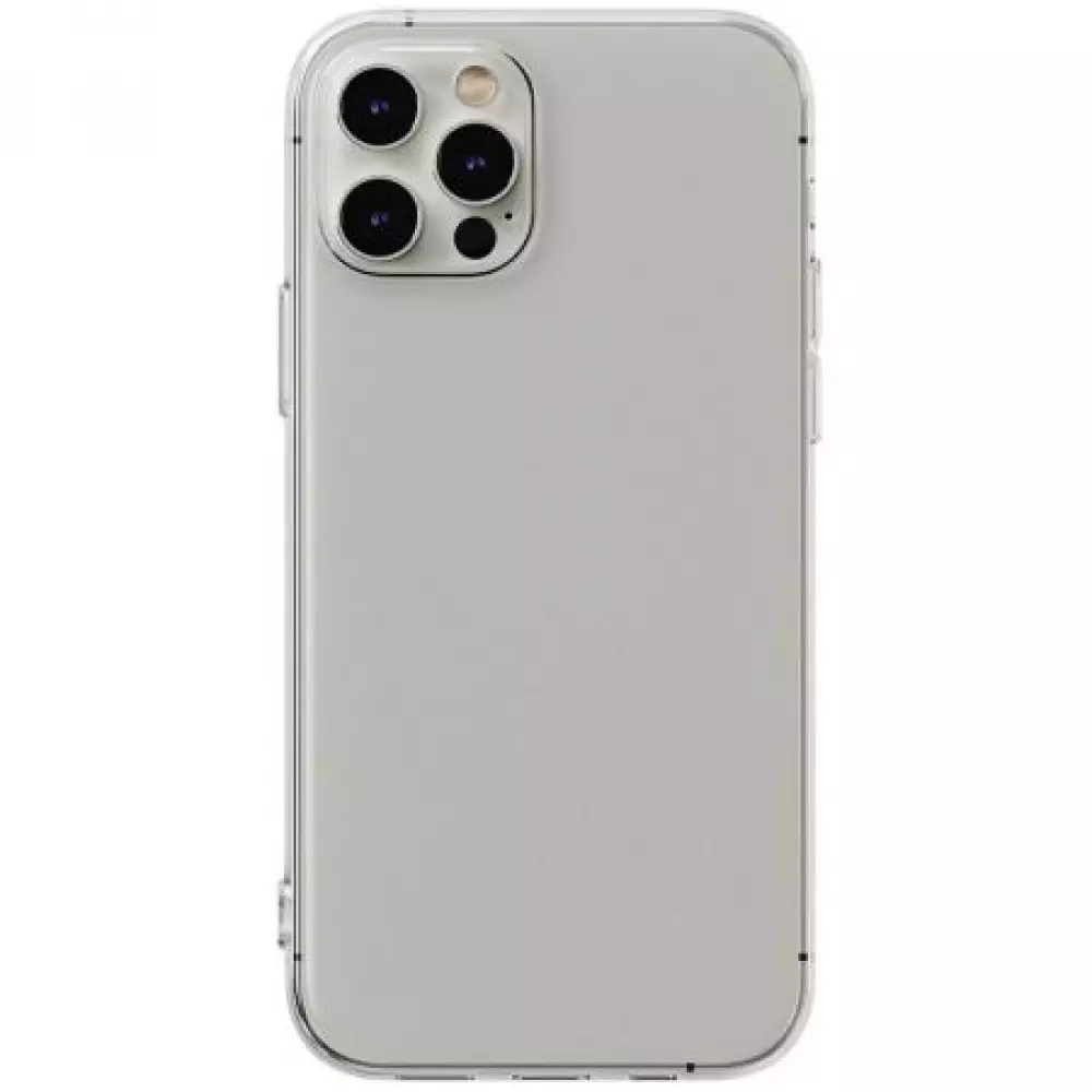 Накладка силиконовая Breaking с карманом для карт для iPhone 13 Pro (Прозрачный) 44106