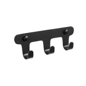 Планка 3 крючка Fixsen FX-805В-3 черная