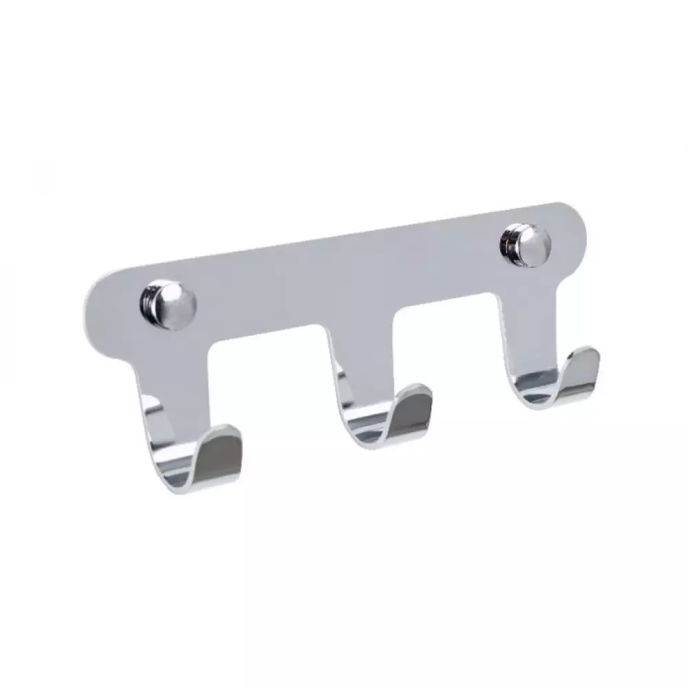 Планка 3 крючка Fixsen Kvadro (FX-805-3) хром