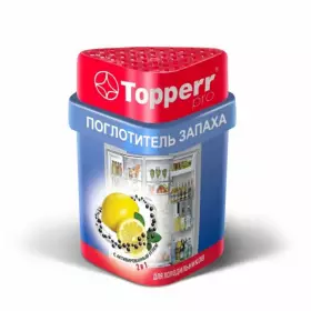 Поглотитель запаха для холодильника Topperr 3116 двухкомпонентный (Лимон-Уголь)