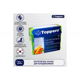 Topperr 3118 Поглотитель запаха для холодильника  (Зеленый чай/уголь)