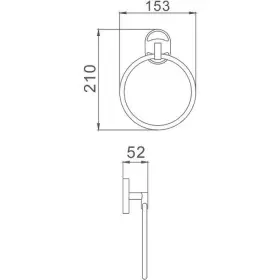 Полотенцедержатель Haiba HB1904