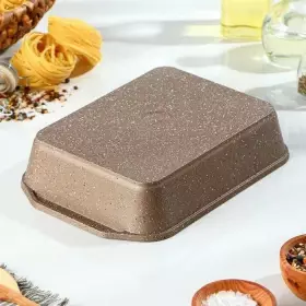 Противень 19*27 см Гранит brown 92806