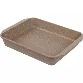 Противень 33*22 см Гранит brown 93806