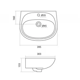 Раковина Santek Анимо-40 (1WH110490)