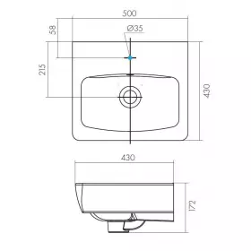 Раковина Santek Нео-50 (1WH302184)