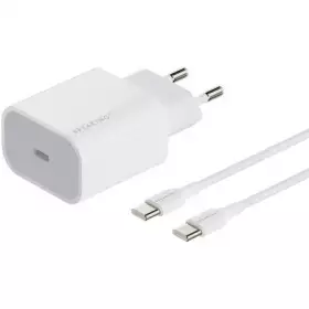СЗУ Breaking WC07, USB-C, PD 20W + кабель Type-C - Type-C (Белый) 22209