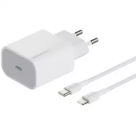 СЗУ Breaking WC08, USB-C, PD 20W + кабель Type-C - Lightning (Белый) 22211