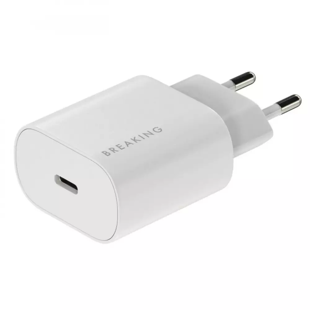 СЗУ Breaking WC14, USB-C, PD 25W, 3A (Белый) 22233
