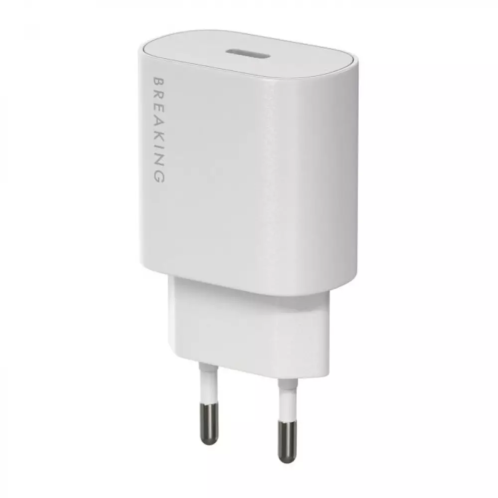 СЗУ Breaking WC14, USB-C, PD 25W, 3A (Белый) 22233