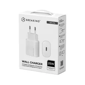 СЗУ Breaking WC14, USB-C, PD 25W, 3A (Белый) 22233