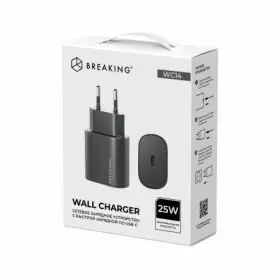 СЗУ Breaking WC14, USB-C, PD 25W, 3A (Черный) 22234