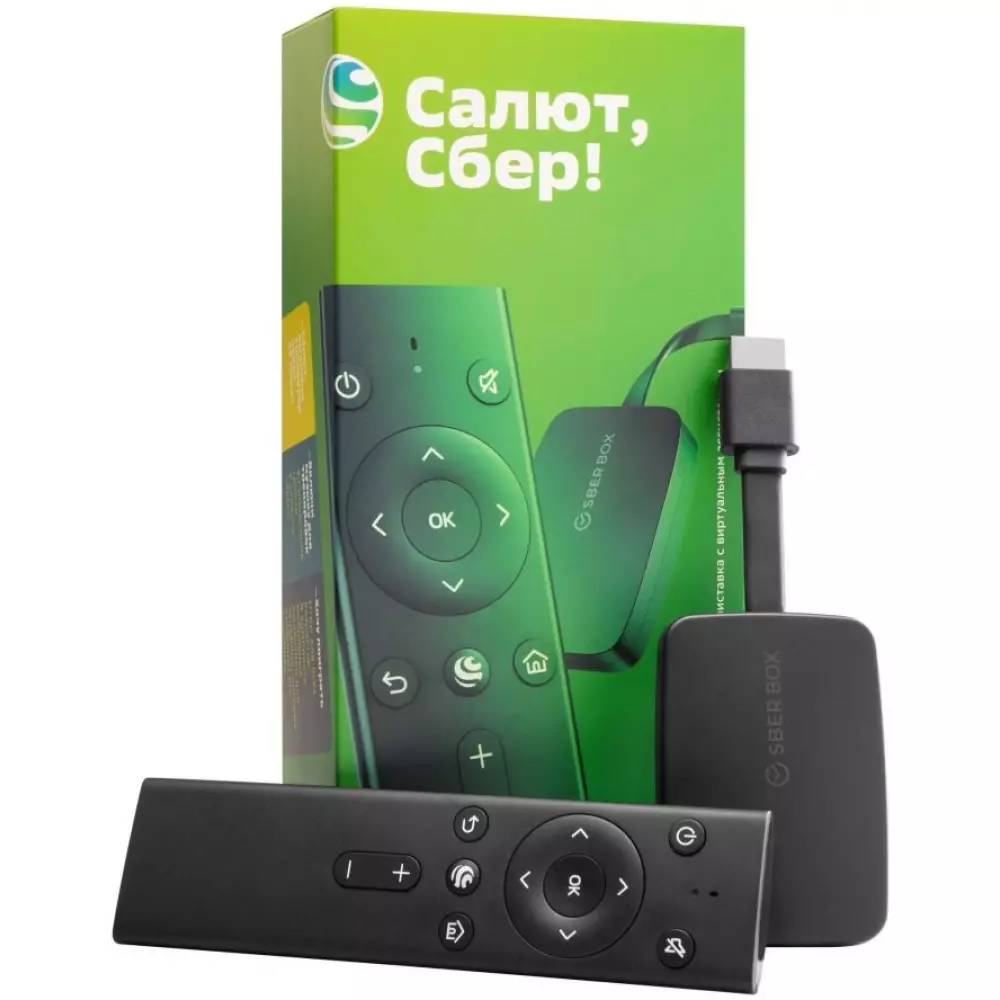 Смарт ТВ приставка SberBox 4k Ultra hd