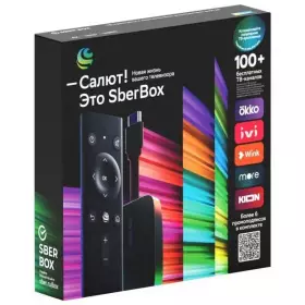 Смарт ТВ приставка SberBox 4k Ultra hd