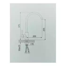 Смеситель SUS 304(черная)