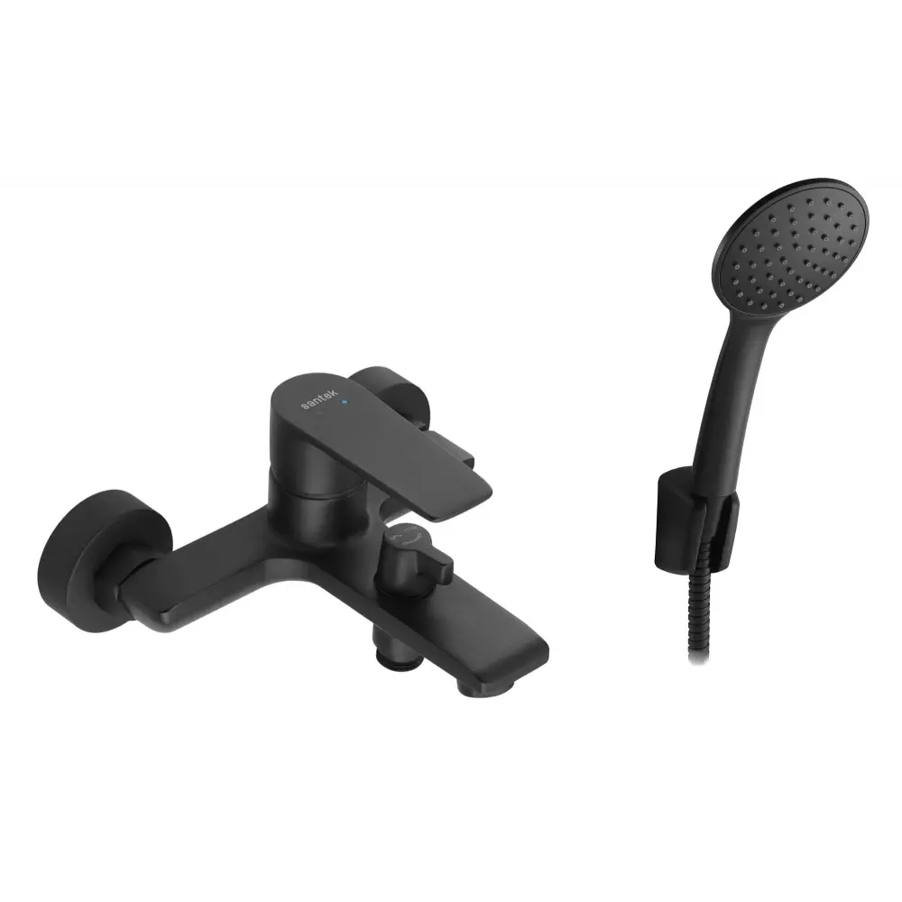 Смеситель для ванны Santek Арма WH5A1007N001, черный