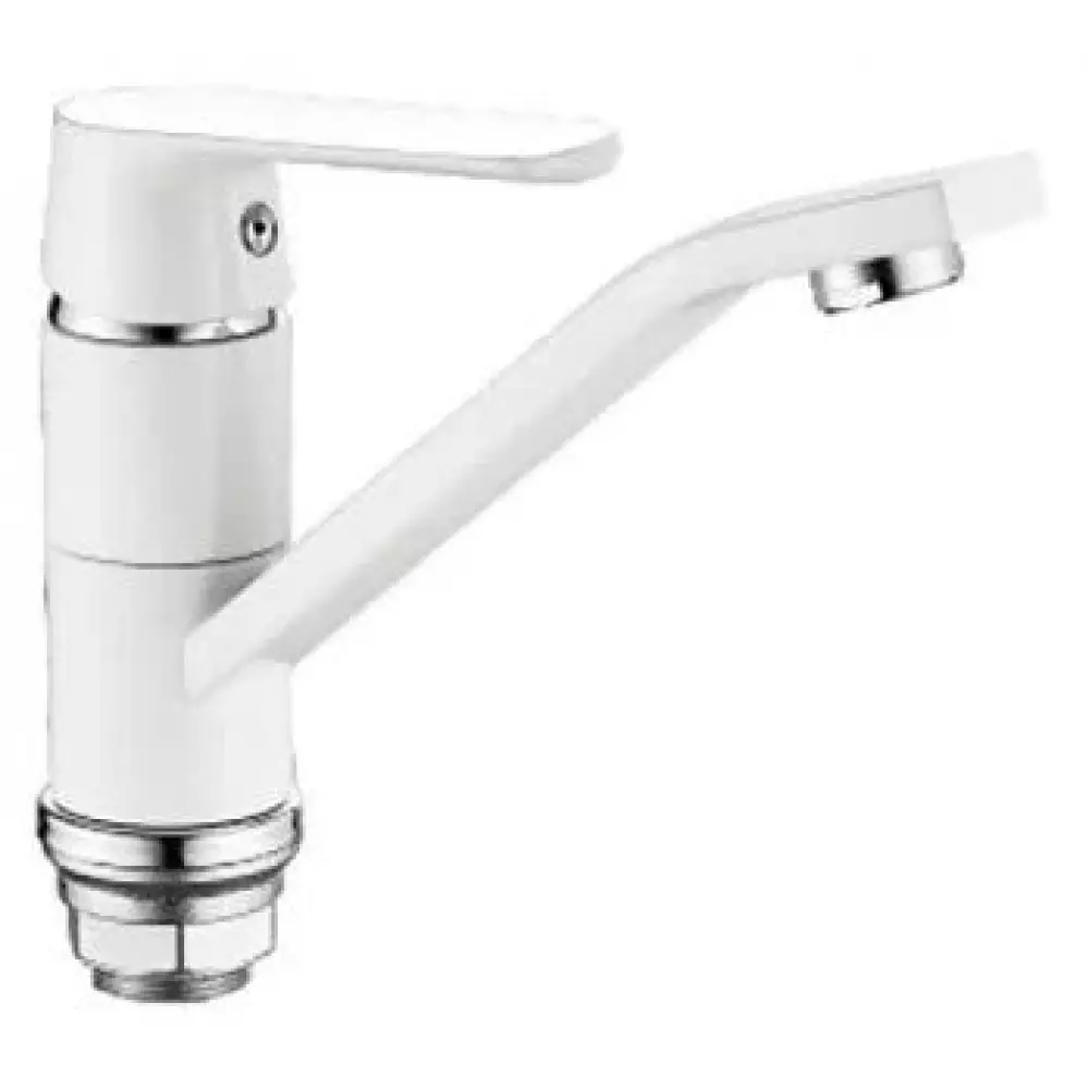 Смеситель для кухни Haiba HB45804-2, белый/хром