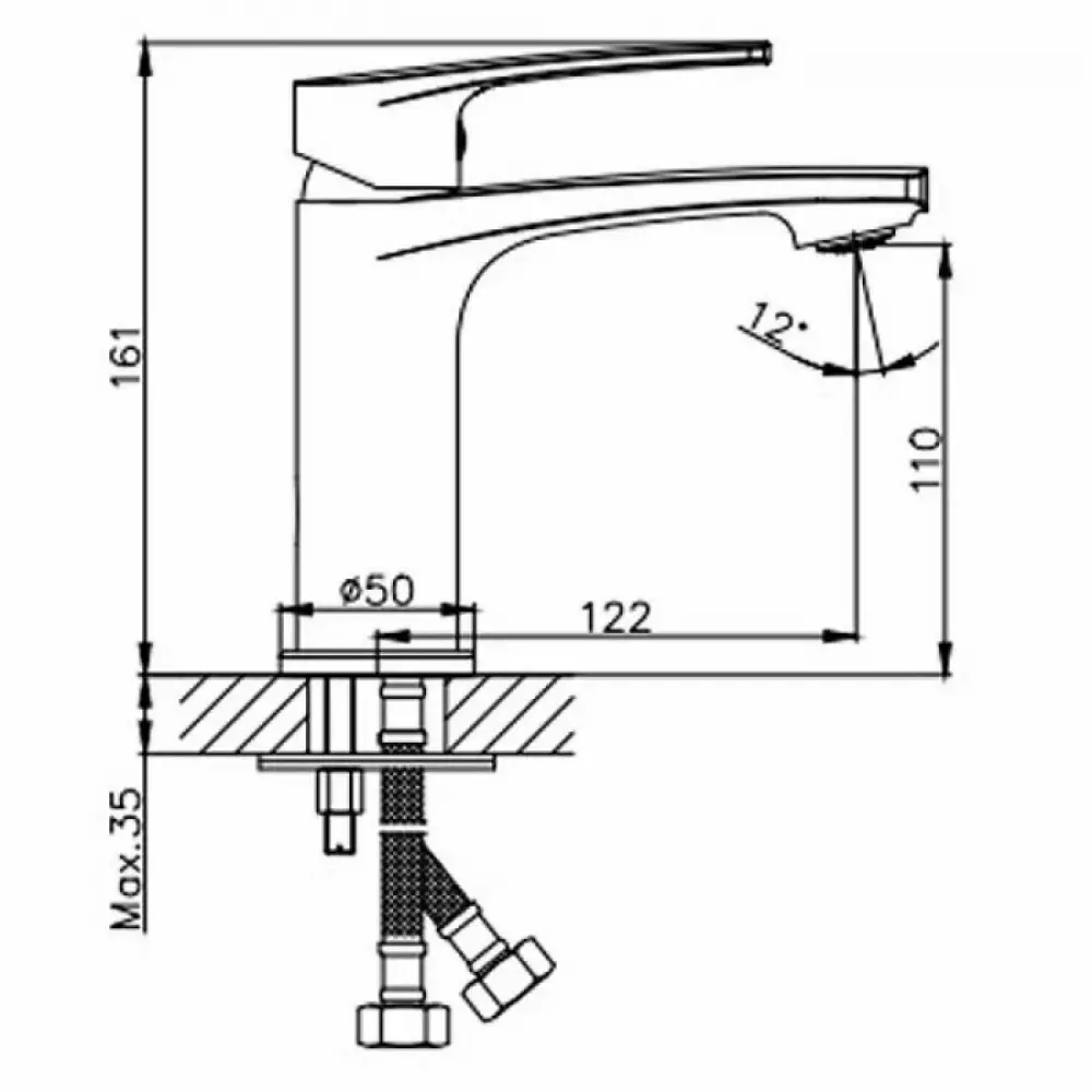 Смеситель для раковины Haiba HB10587