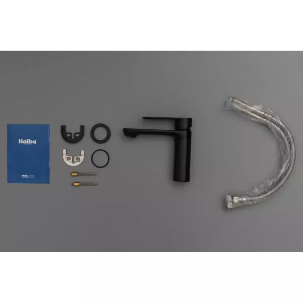 Смеситель для раковины Haiba HB10590-7, черный