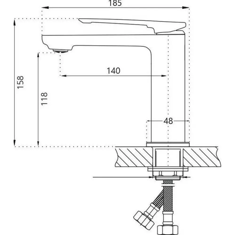 Смеситель для раковины Haiba HB10817