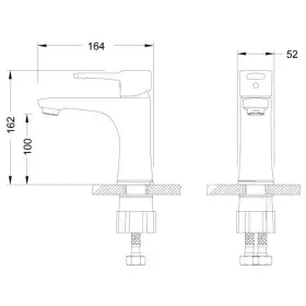 Смеситель для раковины Lemark LM0506C, хром