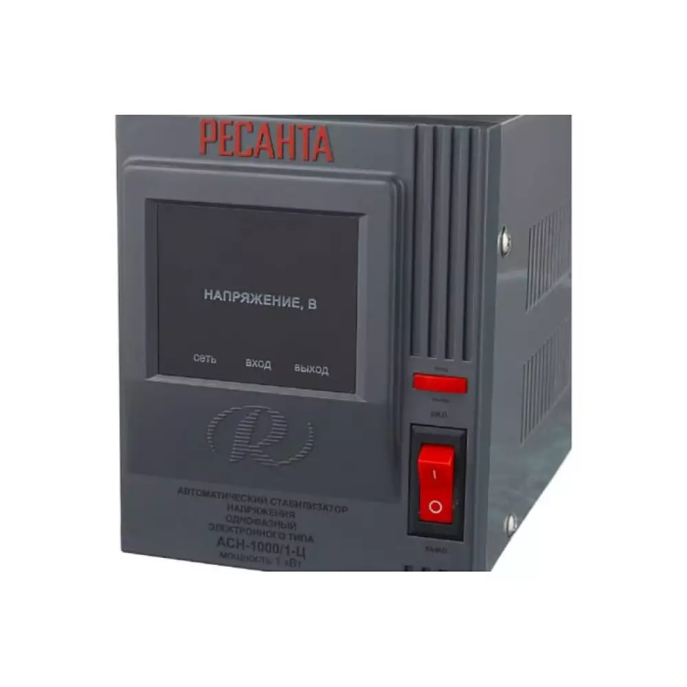 Стабилизатор напряжения Ресанта 1 кВт (140-260В) АСН-1000/1-Ц