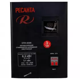Стабилизатор напряжения Ресанта 8.3кВт (90-260В) СПН-8300