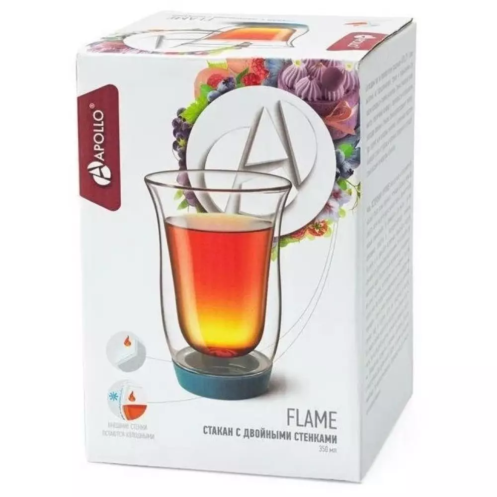 Стакан с двойными стенками Apollo Flame FLA-350 