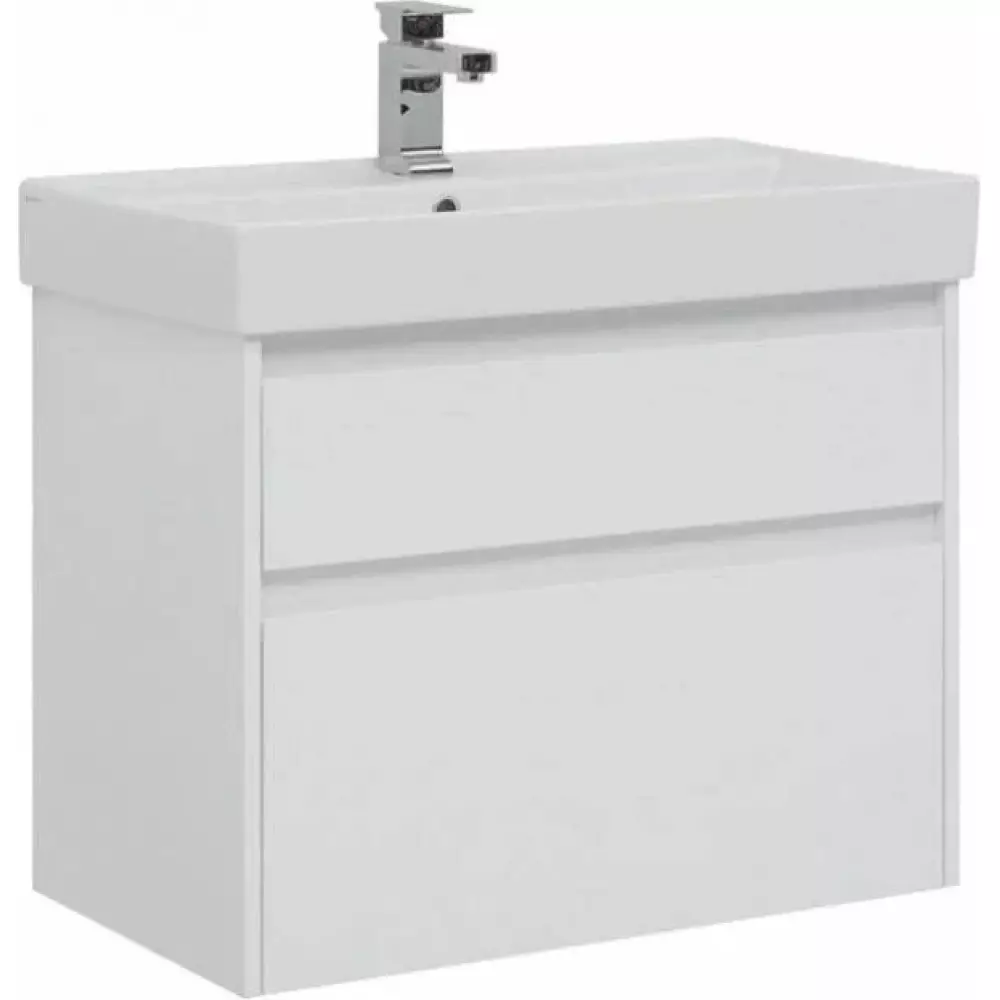 Тумба Aquanet Nova Lite 75 2 ящ. цв. белый глянец (242272)