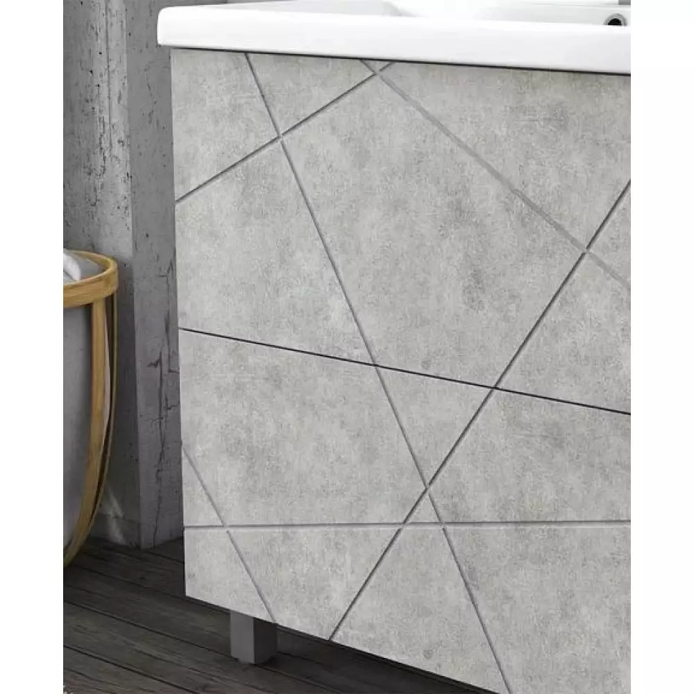 Тумба Vigo Geometry 80 бетон под умывальник 9696 (80)
