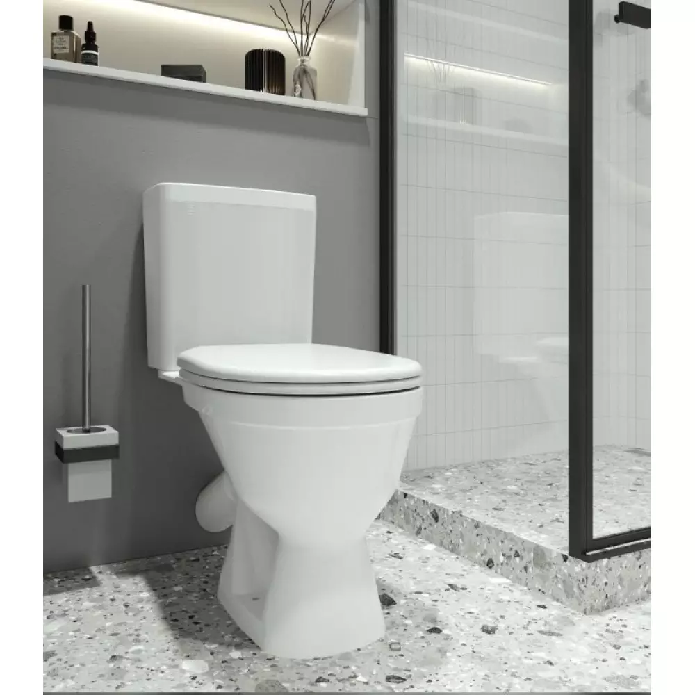 Унитаз компакт Santek Уно (1WH501613) 2РА ПП SC микролифт