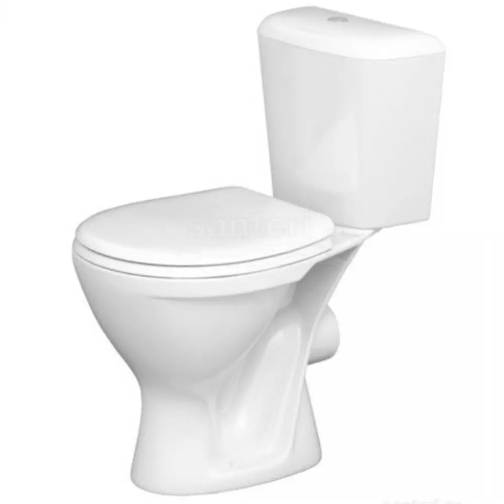Унитаз компакт Santeri Pro белый прямой выход (1P2155S0000BF)