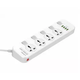 Фильтр сетевой Ldnio SC4408 4 розетки 4 usb QC3.0 2м