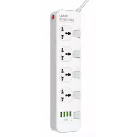 Фильтр сетевой Ldnio SC4408 4 розетки 4 usb QC3.0 2м