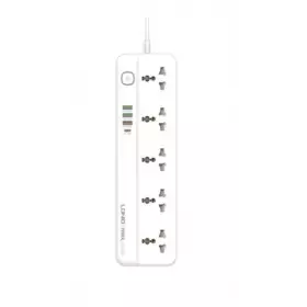 Фильтр сетевой Ldnio SC5415 5 розетки 3 usb QC3.0 2м