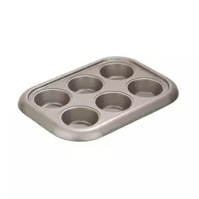 Форма для 6 маффинов стальная антип.29,4*21*3,5см см 761016  NADOBA серия RADA