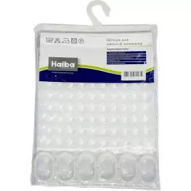 Штора д/ванной Haiba HB75101-1 180*200 (полиэтилен)