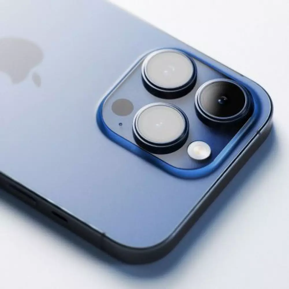 Защитные линзы Breaking для камеры iPhone 15 Pro/15 Pro Max (Blue Titanium) 38118