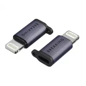 Адаптер Breaking Y02, Lightning - USB-C (Фиолетовый) 24568