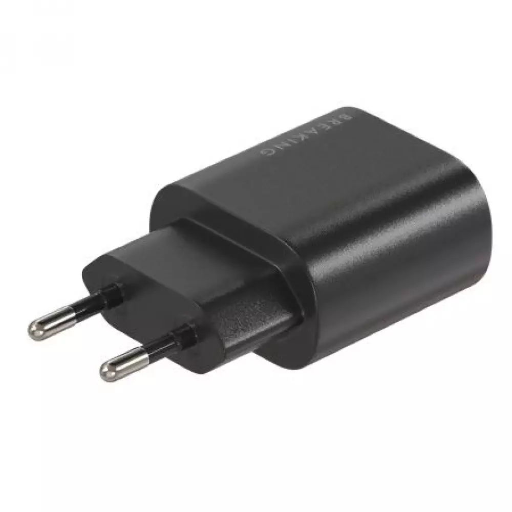 СЗУ Breaking WC15, USB-C, PD 25W, 3A+кабель USB-C черный 22236